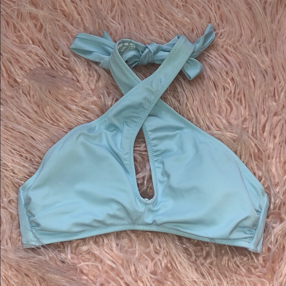 Cross halter VS PINK Bikini top